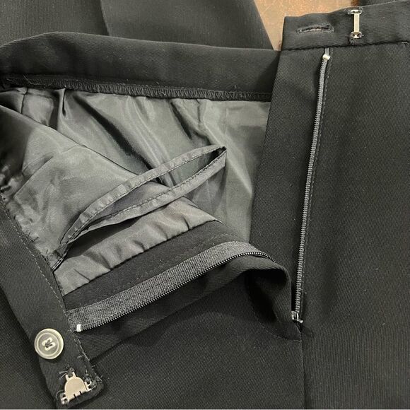 Kasper Classics Petite 8P Dress Work Quiet Luxury Trouser Front Zipper & Clasp - Picture 6 of 12